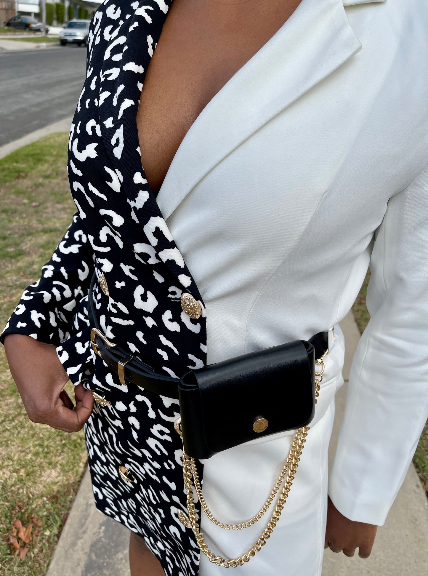 BASS LINE BLAZER DRESS