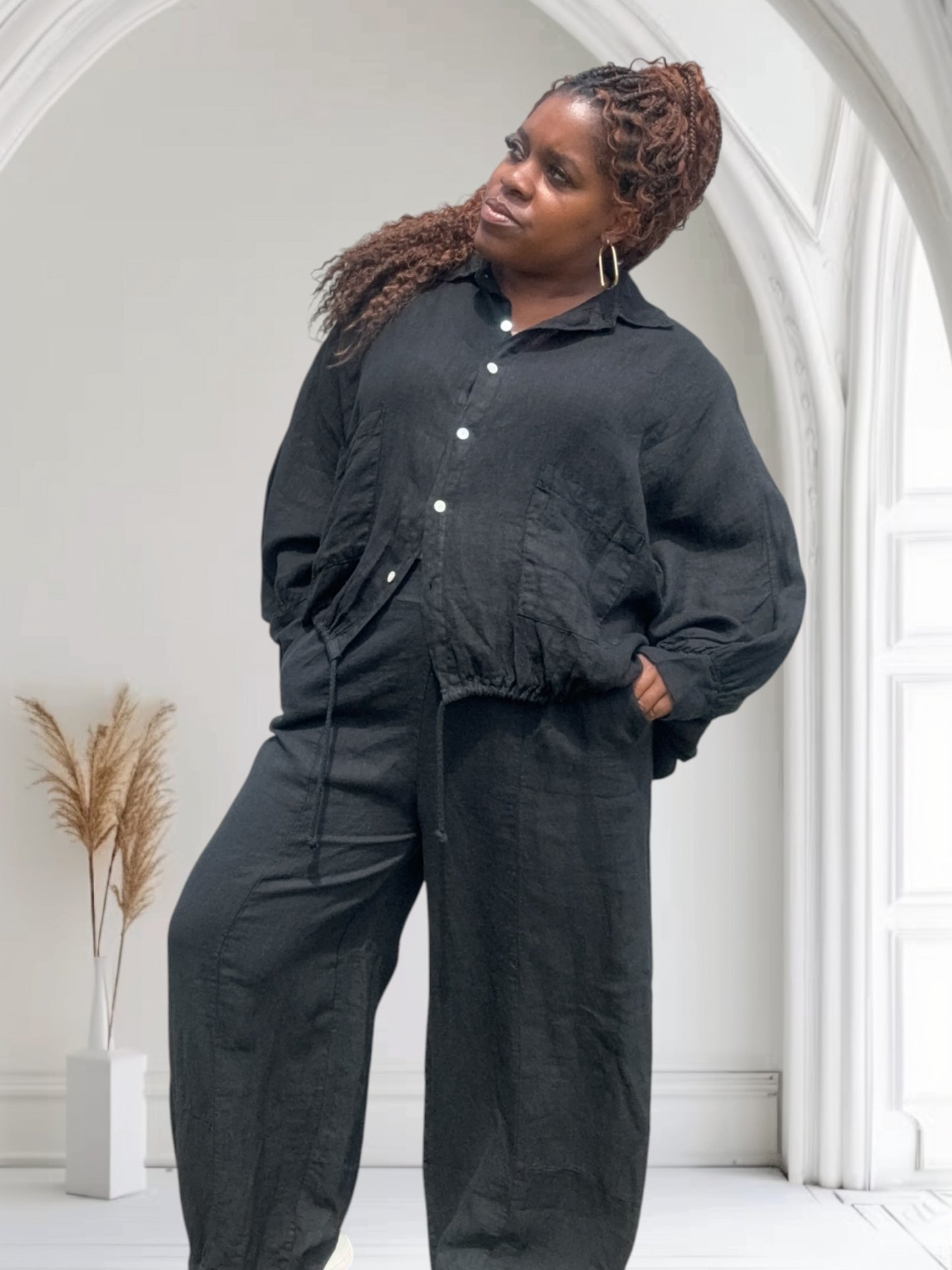 Drawstring Linen set