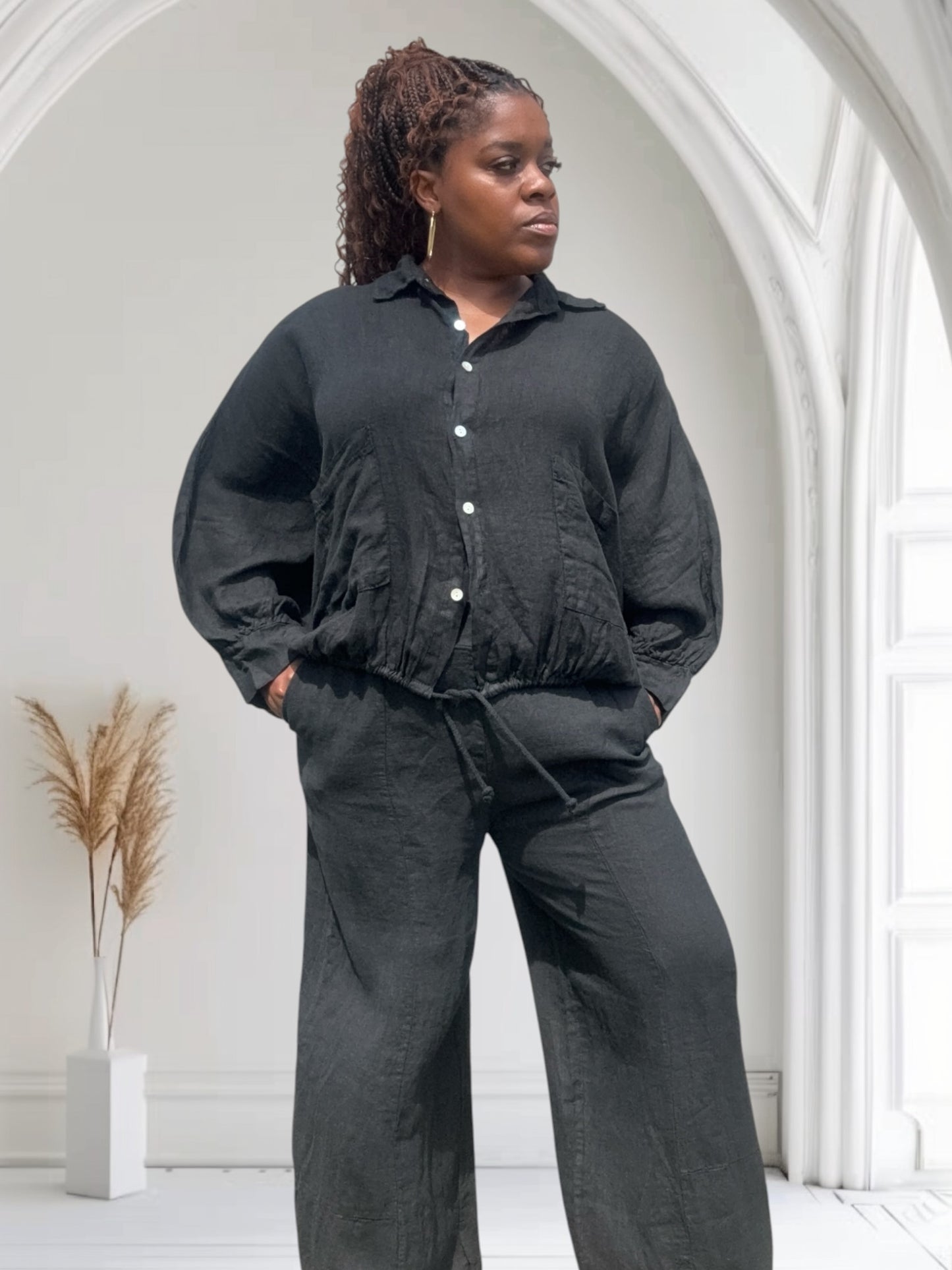 Drawstring Linen set