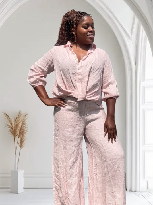 Linen elastic sleeve