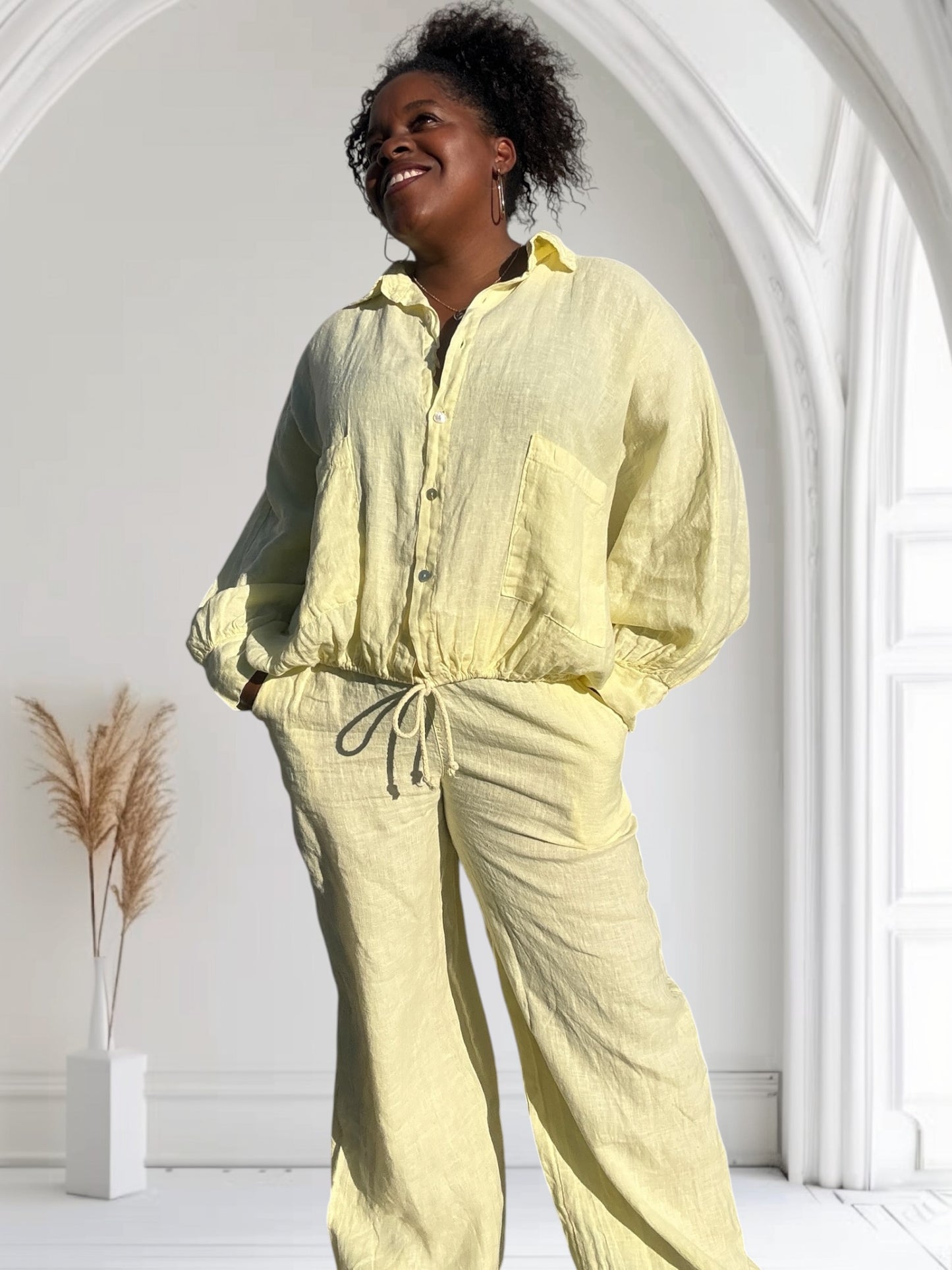 Drawstring Linen set
